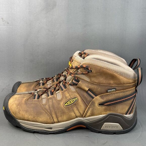 Keen Men's DETROIT XT Waterproof Soft Toe work Boots size 13 - Picture 4 of 9